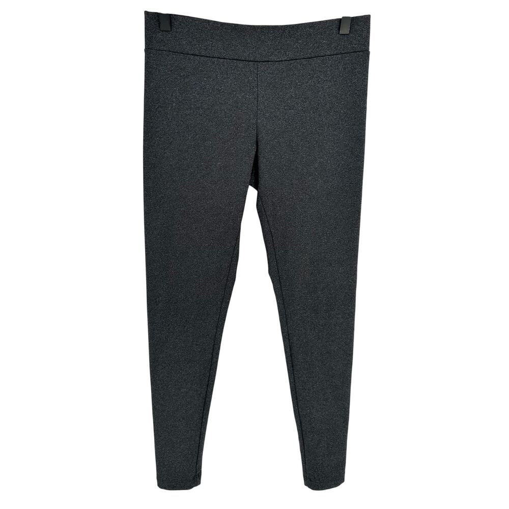 Matty M Leggings Womens S Gray Mid Rise Ankle Length Stretch Activewear Yoga Gym